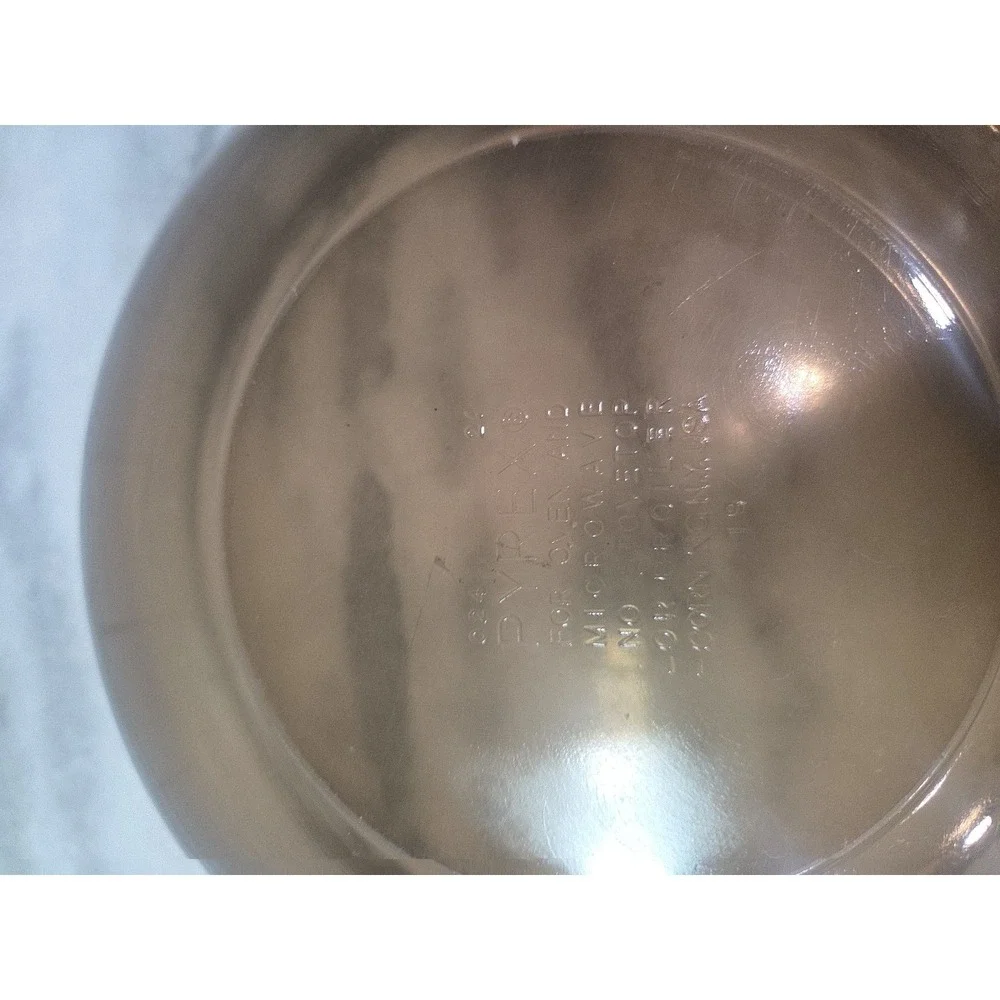 Pyrex Visions 2L Amber Casserole Dish, Amber Glass Cookware #024, Oven Safe Dish